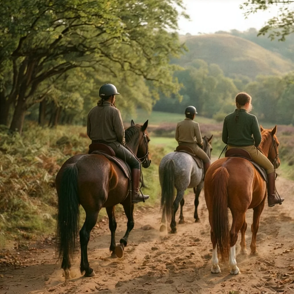 Balade à cheval en Creuse, autour de Felletin