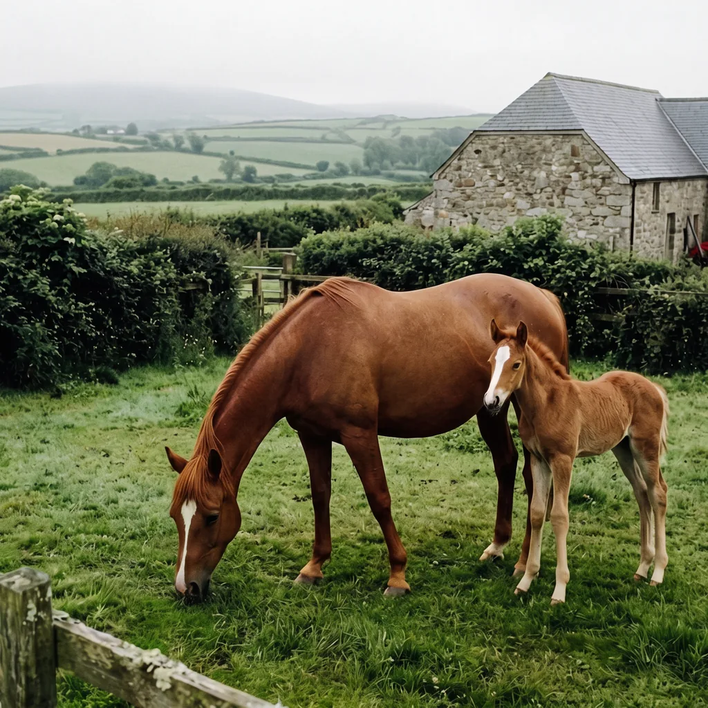 Élevage de chevaux au Centre équestre Equipassion, Felletin