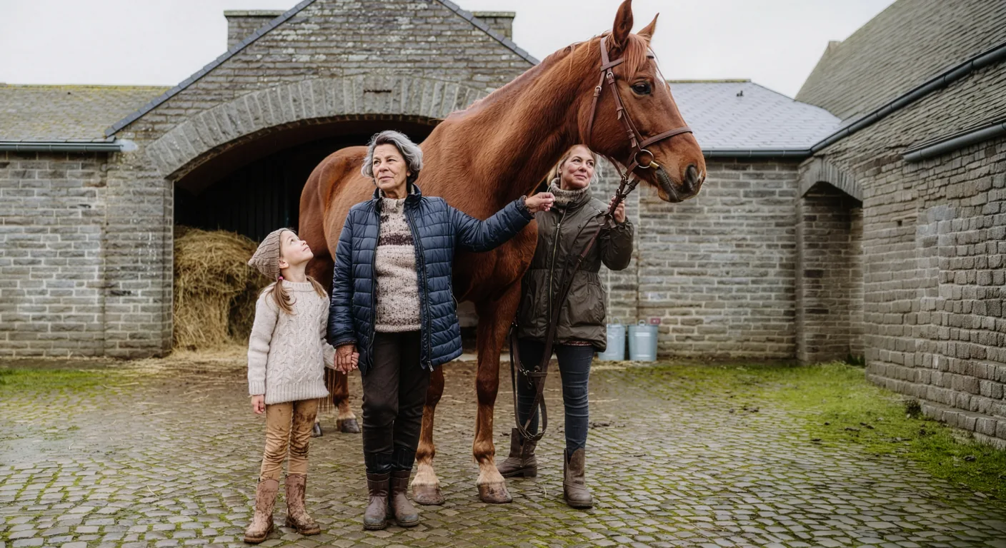 L'équipe du Centre équestre Equipassion, centre équestre à Felletin