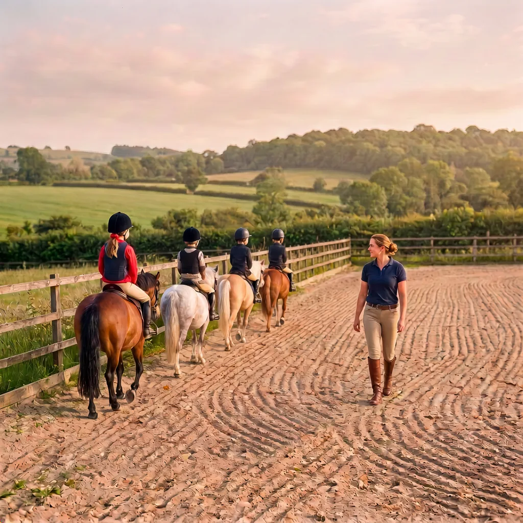 Cours de poney à Felletin, Creuse